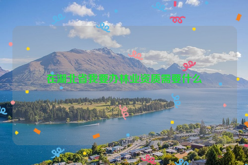 在湖北省我要辦林業(yè)資質(zhì)需要什么