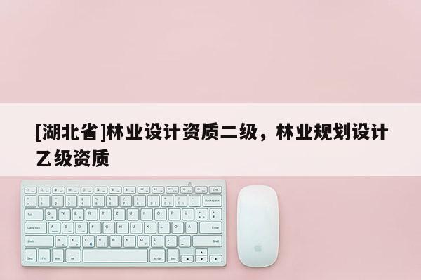 [湖北省]林業(yè)設(shè)計(jì)資質(zhì)二級，林業(yè)規(guī)劃設(shè)計(jì)乙級資質(zhì)