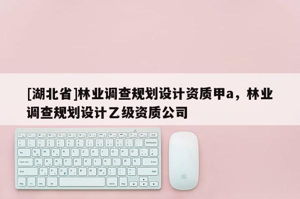 [湖北省]林業(yè)調(diào)查規(guī)劃設(shè)計(jì)資質(zhì)甲a，林業(yè)調(diào)查規(guī)劃設(shè)計(jì)乙級(jí)資質(zhì)公司