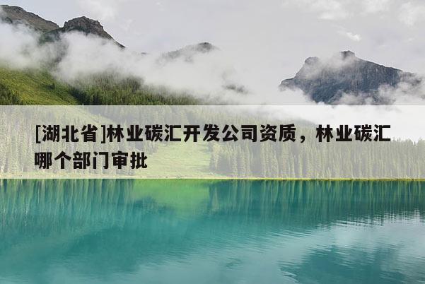 [湖北省]林業(yè)碳匯開發(fā)公司資質(zhì)，林業(yè)碳匯哪個部門審批